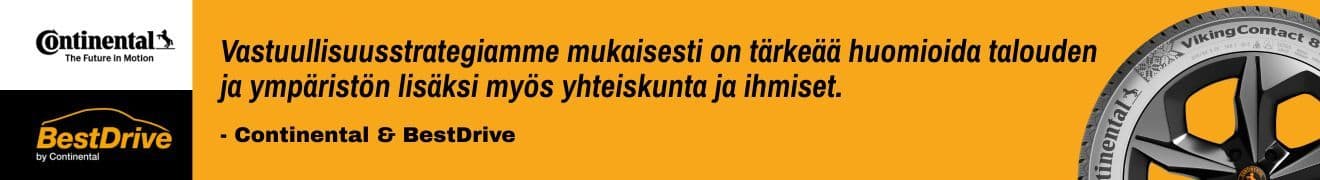 Continental & BestDrive vastuullisuusteko